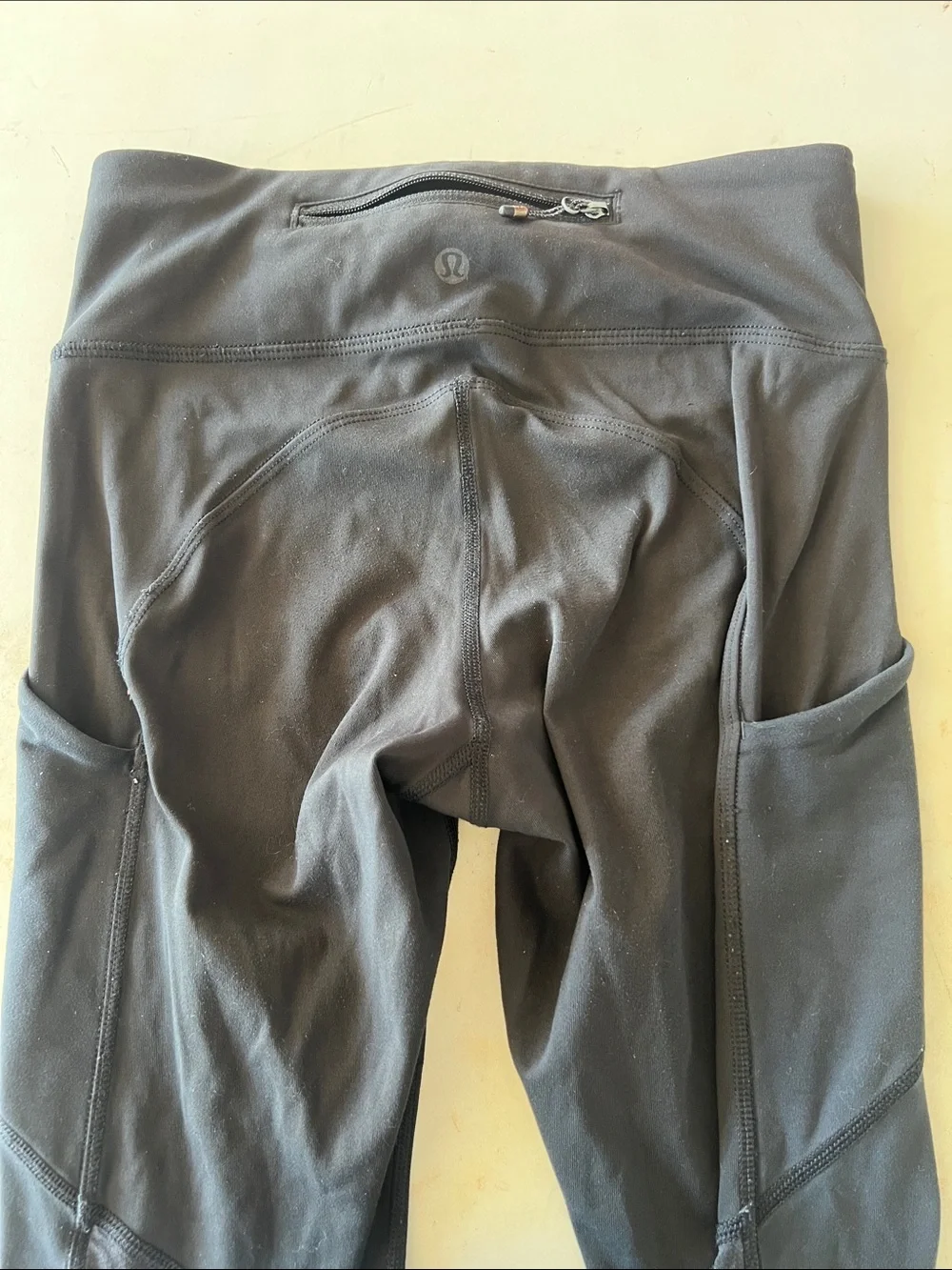 Lululemon Speed Tight IV leggings feature functional ruching detail